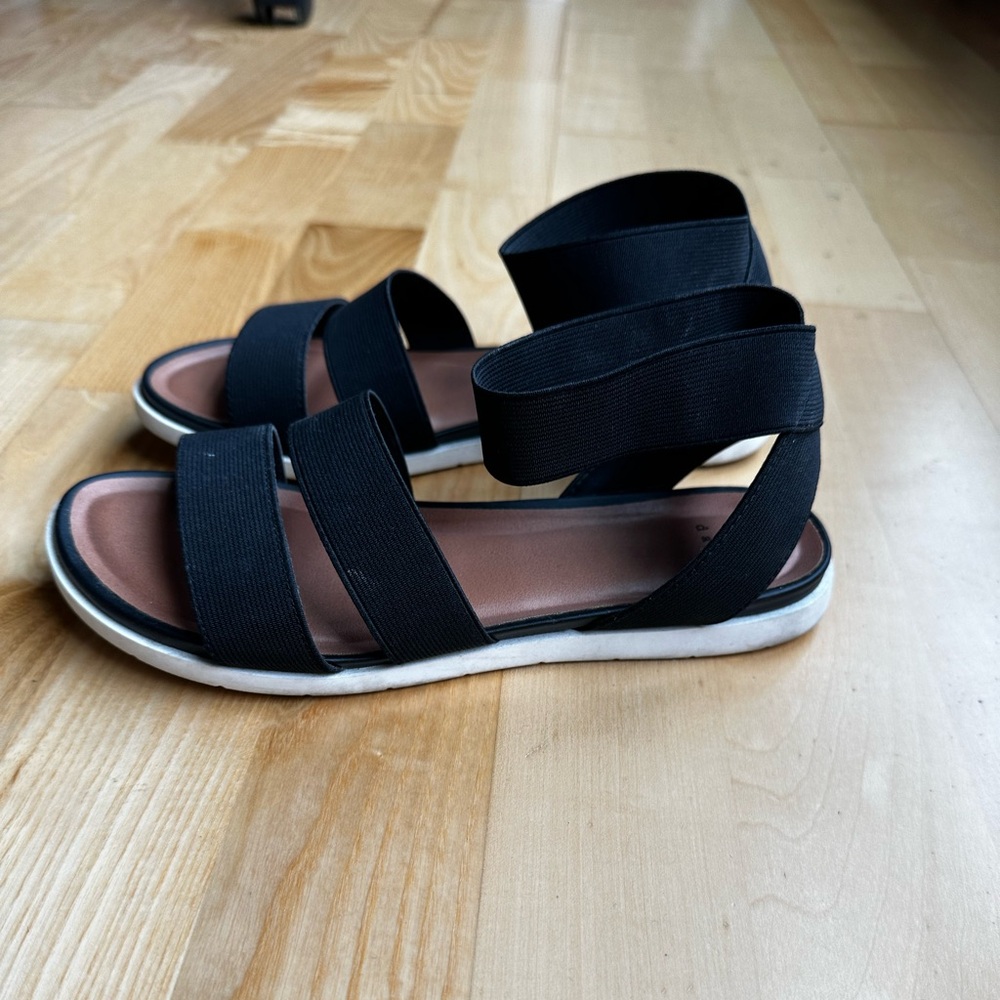 A New Day Black Sandals